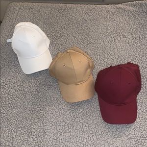 All three hats included. NWOT